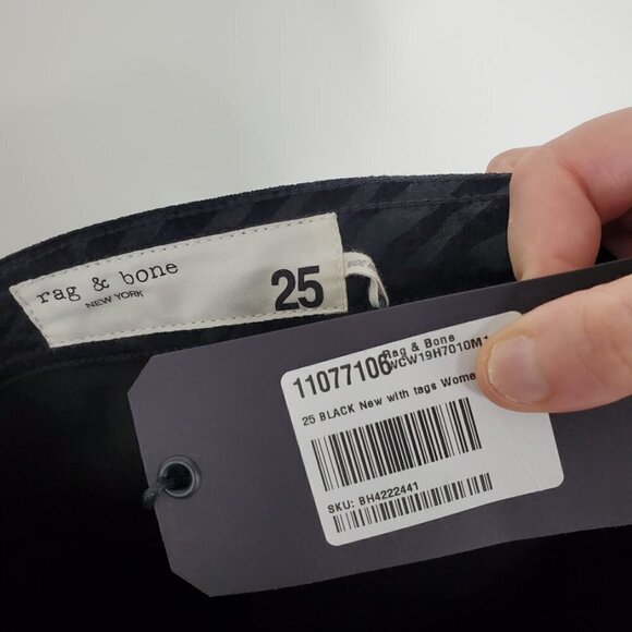 NWT Rag & Bone Nina High Rise Ankle Skinny Jeans Zebra Size 25 - Picture 14 of 16